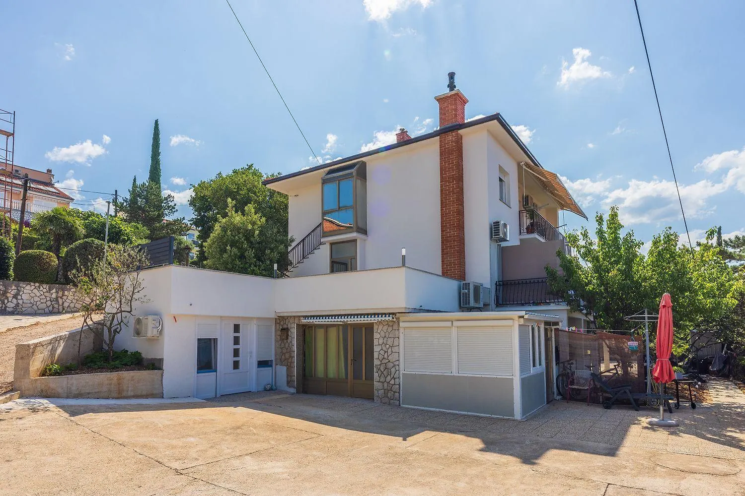 Traumhaftes Apartment Nur 150 Meter Zum Strand Mit Meerblick, Liege, Grill, Hundefreundlich Dramalj Croatia
