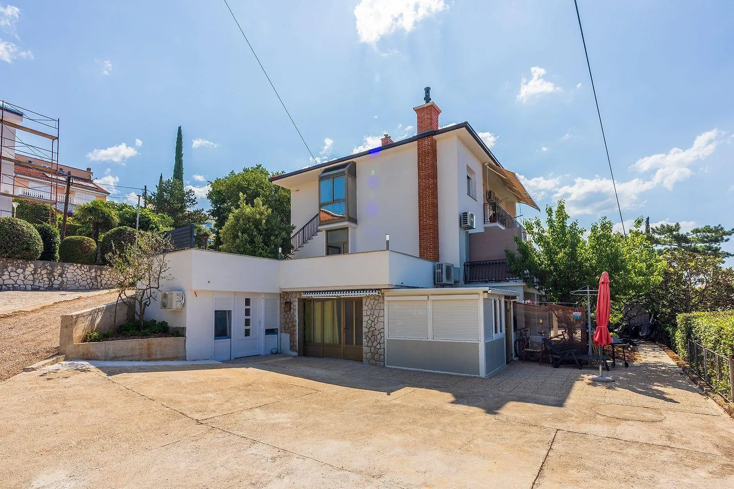 Traumhaftes Apartment Nur 150 Meter Zum Strand Mit Meerblick, Liege, Grill, Hundefreundlich Dramalj Croatia